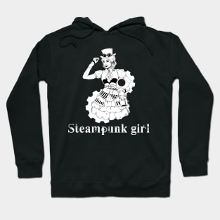 Steampunk Girl Mechanical Victorian England Science Fiction Hoodie